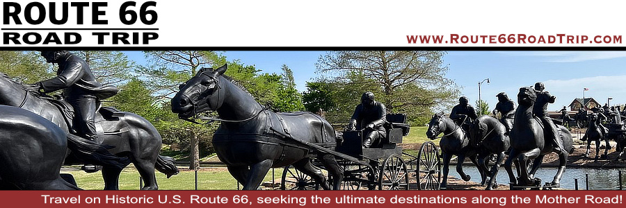 Road trip along Route 66 from Oklahoma City to Texas