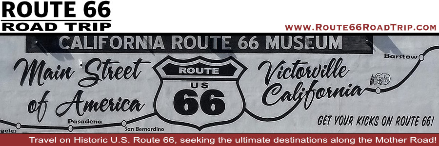 Route 66 Visitors Guide for Victorville, California, with  attractions, maps and photographs