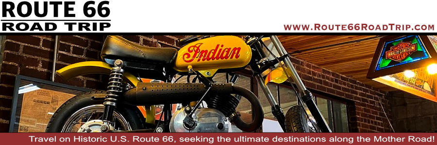 Seaba Station Motorcycle Museum on Route 66 in Warwick, Oklahoma