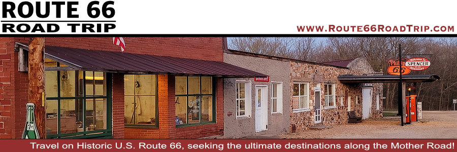 Spencer Station Phillips 66 service station on Historic U.S. Route 66 in Missouri