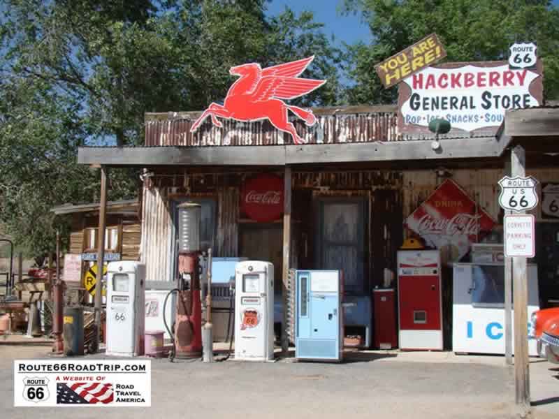On the road between Seligman and Kingman on U.S. Route 66