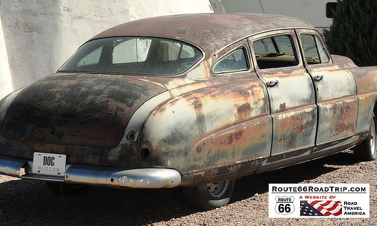 The old Hudson called named "Doc" at the Wigwam Motel in Holbrook, Arizona