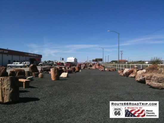 Jim Gray's Petrified Wood Company in Holbrook Arizona