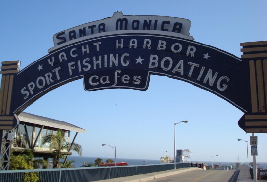 Santa Monica Pier in California