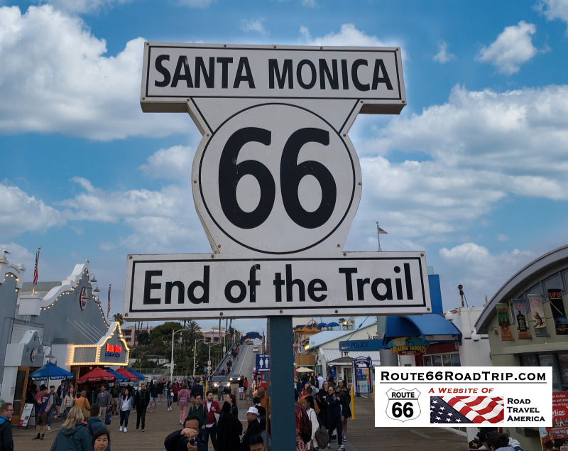The End of the Trail ... Santa Monica, California