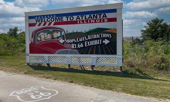 Welcome to Atlanta, Illinois along Route 66
