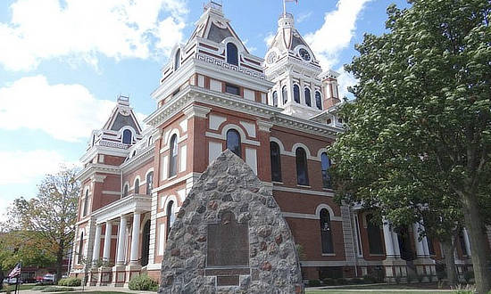 Livingston County Courthouse in Pontiac, Illinois 