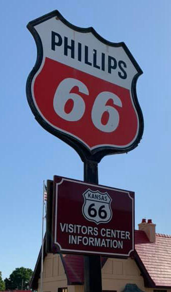 Baxter Springs Visitors Center in Kansas on Historic Route 66