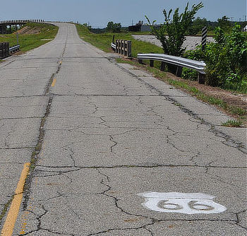 Route 66 East Galena Historic District in Kansas