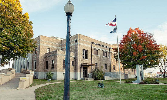 Circa 1925 Joplin Memorial Hall in Missouri