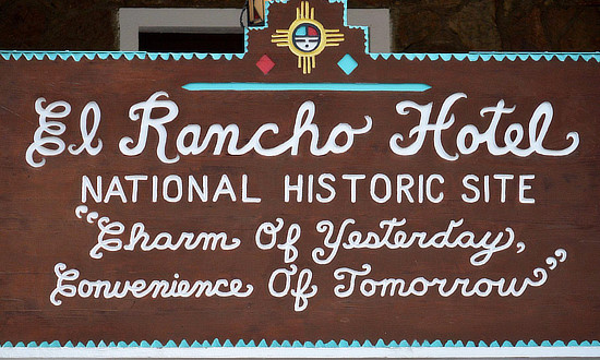 Hotel El Rancho in Gallup, New Mexico ... National Historic Site ... Charm of Yesterday, Convenience of Tomorrow