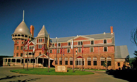 Montezuma Castle near  Las Vegas, New Mexico