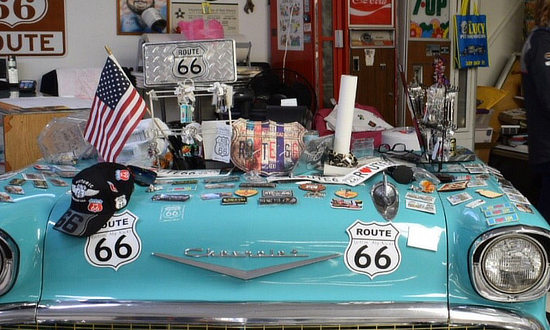 1957 Chevrolet on display  at the Route 66 Auto Museum, Santa Rosa, New Mexico