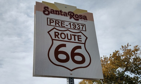 Santa Rosa, New Mexico, Pre-1937 Route 66 Alignment