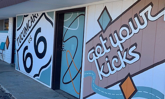 Motel Safari in Tucumcari, New Mexico ... Get Your Kicks on Route 66!