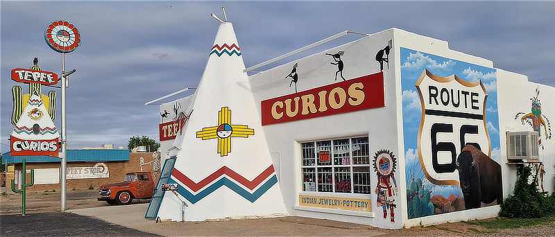 Tee Pee Curios ... at 924 East Route 66 Boulevard in Tucumcari