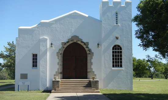 Fort Reno Chapel in El Reno, Oklahoma