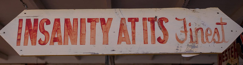 The Sandhills Curiosity Shop in the old City Meat Market building in Erick, Oklahoma ... Insanity at its Finest!