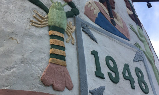 Details on the pole ... Galloway's Totem Pole Park in Oklahoma