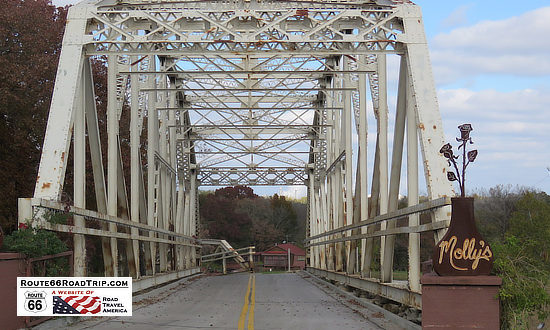 Tom Kight Bridge on Route 66, just north of Catoosa, Oklahoma