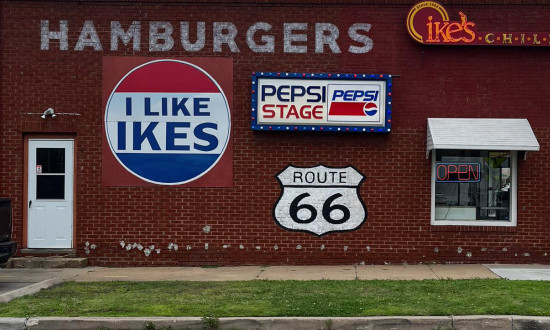 Ike's Chili on Historic Route 66, at 1503 East 11th Street, in the Meadow Gold District of Tulsa, Oklahoma