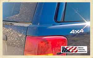 Riding Route 66 in the Jeep 4x4 