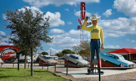 The 2nd Amendment Cowboy at the Cadillac RV Park