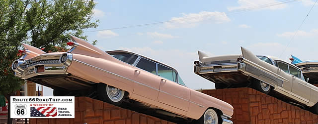 The Cadillac RV Park on I-40 west of Amarillo, Texas