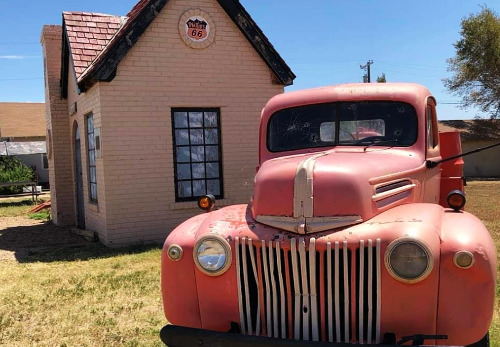Phillips 66 service station in McLean Texas