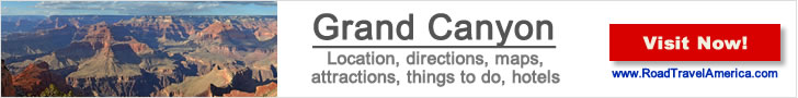 While traveling Route 66, make a side trip to the Grand Canyon ... click for details!