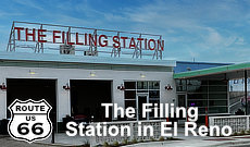 The Filling Station on Route 66 in El Reno, Oklahoma