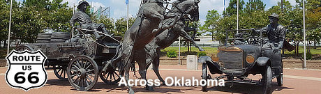 Click to learn more about planning a Route 66 road trip across Oklahoma, with maps, attractions, cities, hotels, things to do and more!