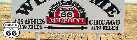Route 66 road trips in Texas ... click for details ... maps, photos, attractons, hotels, dining and more!