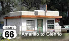 Route 66 Road Trip westbound from Amarillo to Glenrio