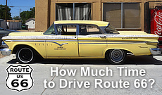 How much time does it take to drive Route 66 from Chicago, Illinois to Santa Monica, California?