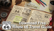 Click to download the 2025 Route 66 Travel Guide ... free, in PDF format!