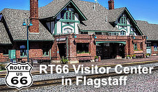 Route 66 Visitor Center in Flagstaff, Arizona
