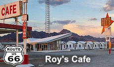 Roy's Cafe in Amboy, California, on Route 66