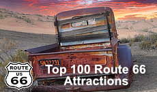 Top 100 Route 66 attractions, by city and state