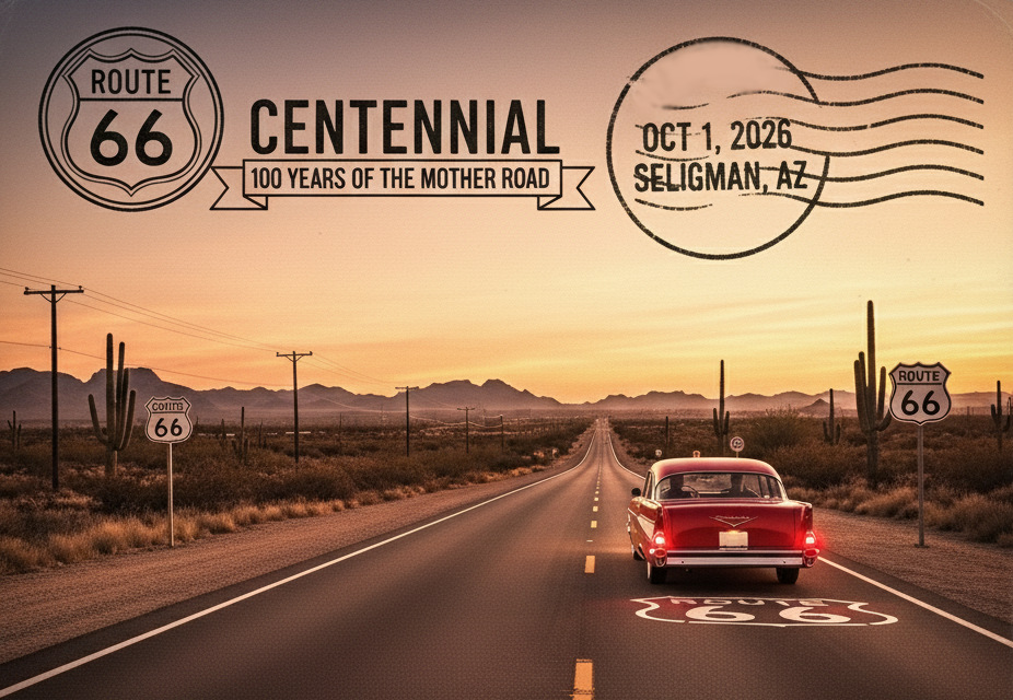 Getting ready to celebrate the Route 66 Centennial in 2026 in Seligman