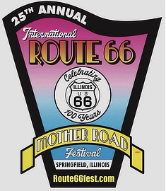 25th Annual International Route 66 Mother Road Festival in Springfield, Illinois, September 25-27, 2026