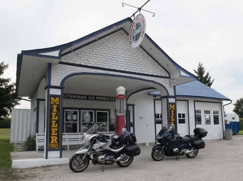1932 Standard Oil Gas Station in Odell, Illinois
