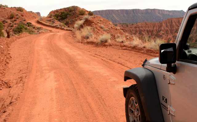 Off-roading near Page in Northern Arizona