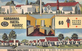 Koronado Hotel Kourts, Joplin, Missouri