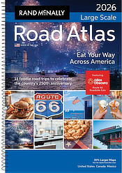 Rand McNally 2026 Road Atlas Large Scale, Spiral Bound ... at Amazon